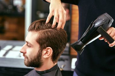 آموزش سشوار کشیدن و حالت دادن موی مردانه