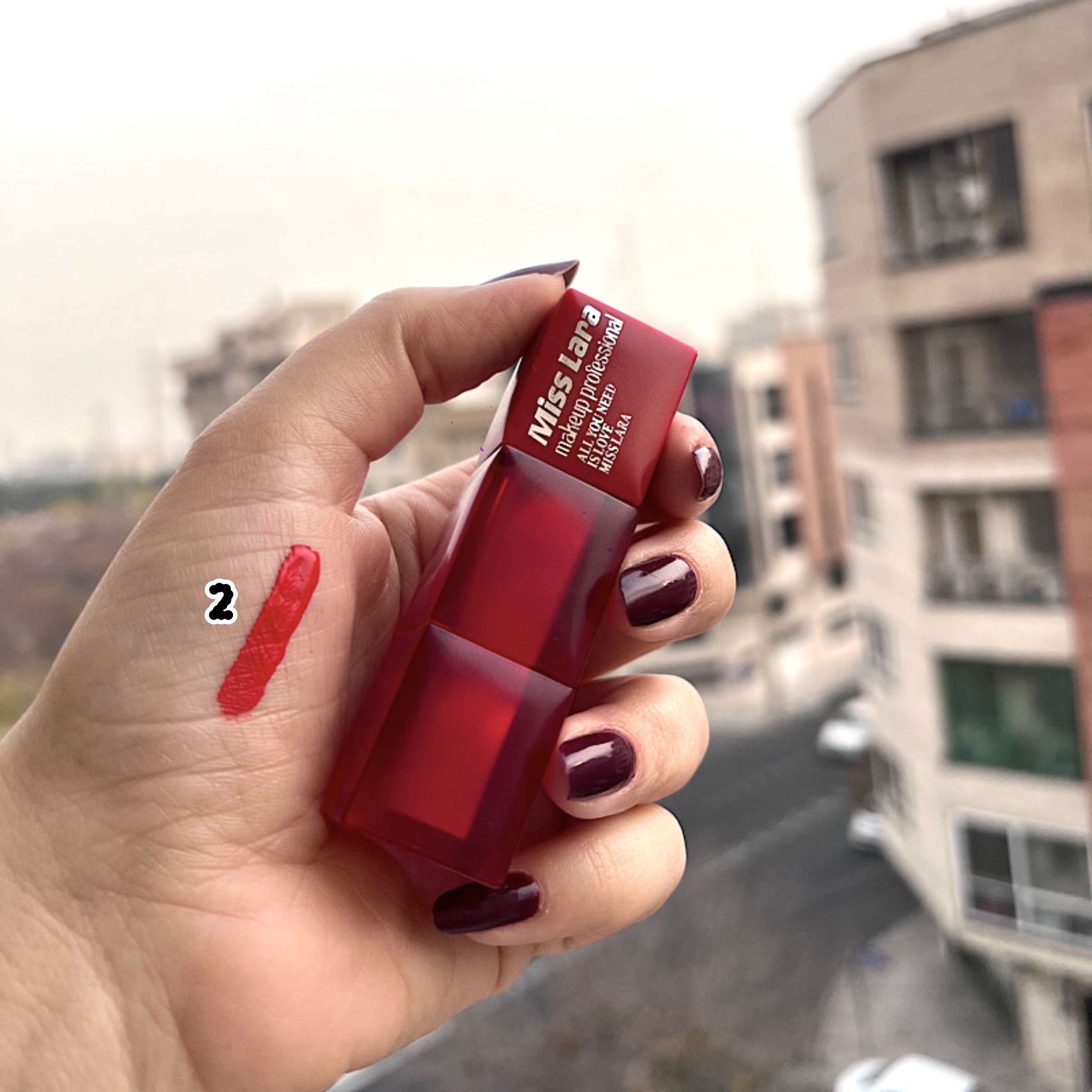 رژ خیس میس لارا Miss Lara شماره 2-0