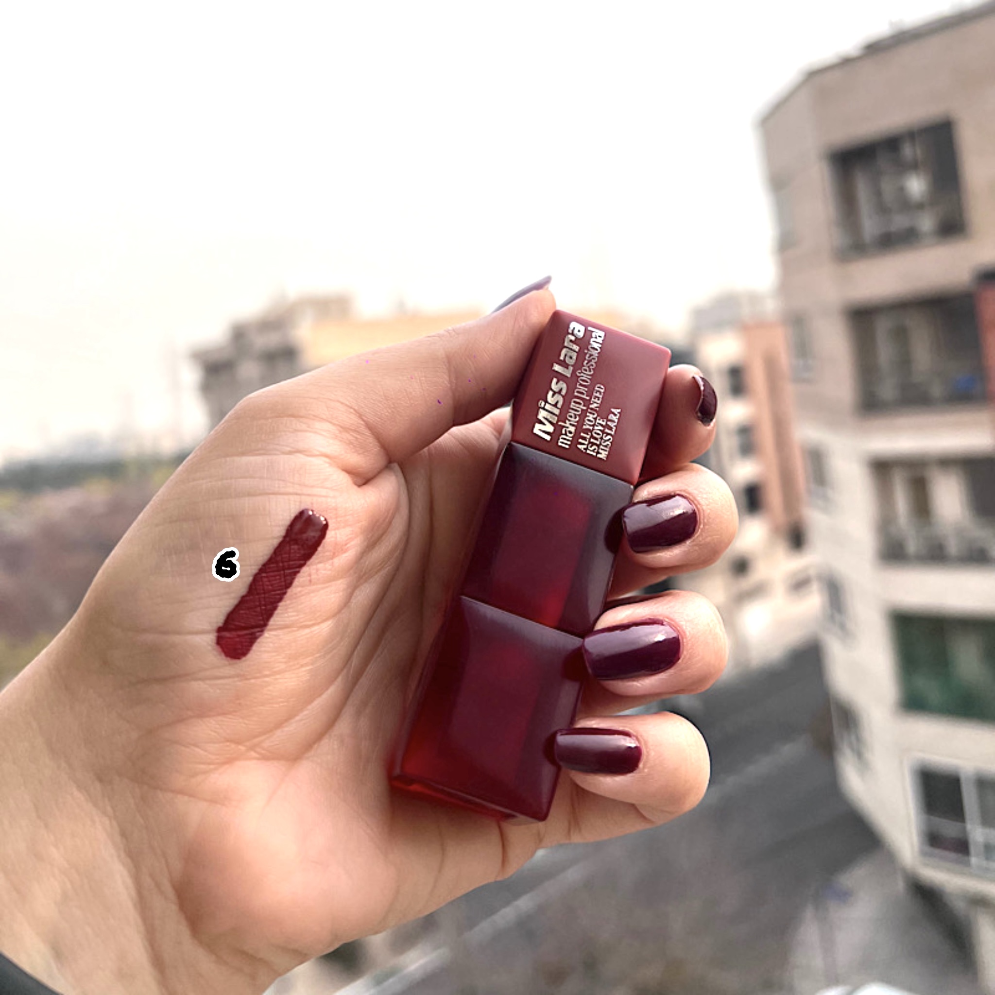 رژ خیس میس لارا Miss Lara شماره 6-0